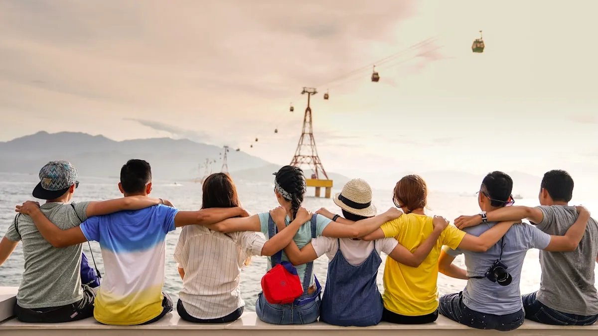 Family enjoying time together